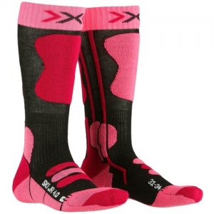 Носки X-Bionic 2021-22 Ski Junior 4.0 Pink (Eur:24-26) X-Socks. Цвет: розовый