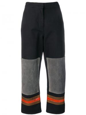Укороченные брюки с контрастными вставками Calvin Klein 205W39nyc