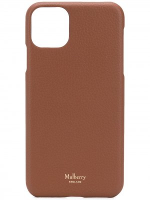 Чехол для iPhone 11 Pro Max с логотипом Mulberry. Цвет: коричневый