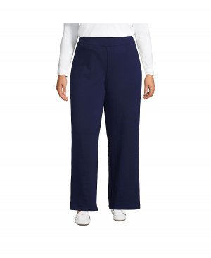 Женские широкие брюки больших размеров со средней посадкой и широкими штанинами с изображением морской звезды Lands' End Lands'