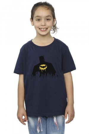 Хлопковая футболка с раскраской «Бэтмен Тень» , темно-синий DC Comics