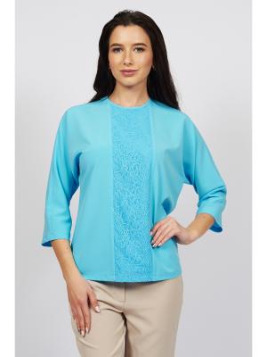 Блузка SOFIANA. Цвет: голубой