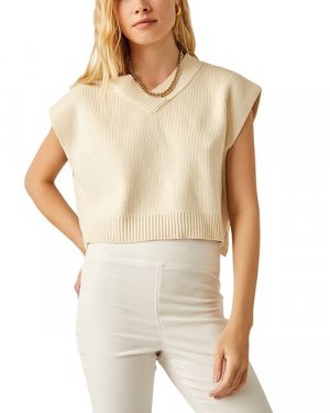 Легкий уличный свитер-жилет , цвет Ivory/Cream Free People