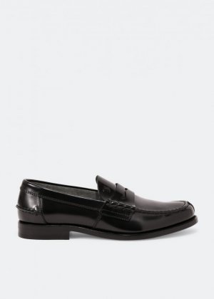 Лоферы TOD'S Leather loafers, черный Tod's