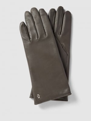 Модель кожаных перчаток CLASSIC WOOL, светло-серый Roeckl