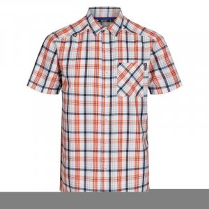 Походная рубашка Mindano IV для пешего туризма/туризма/трекинга, мужская BlazeOrgChck без REGATTA, цвет orange Regatta