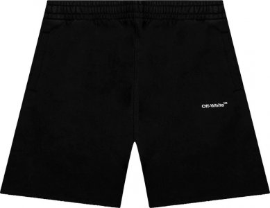Спортивные шорты Caravag Arrow Sweatshort 'Black', черный Off-White