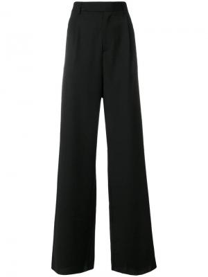 Расклешенные брюки с завышенной талией Yang Li. Цвет: черный