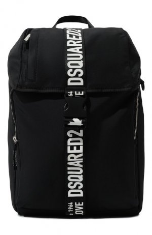 Текстильный рюкзак Dsquared2. Цвет: чёрный