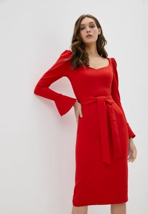 Платье Elsi. Цвет: красный