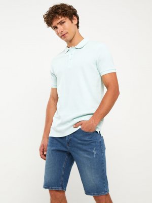 Мужские джинсовые шорты стандартного кроя , среднее индиго родео LCW Jeans