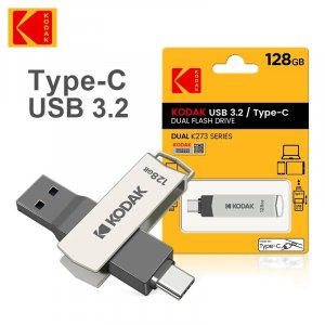 K273 USB флэш-накопитель металлический 3,2 Pendrive Type c OTG 32 ГБ/64 ГБ/128 ГБ/256 ГБ для ключей cle смартфона Kodak