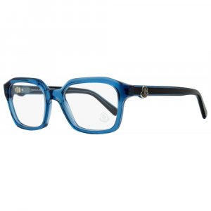 Прямоугольные очки унисекс ML5181 090 Синие черные 52 мм Moncler