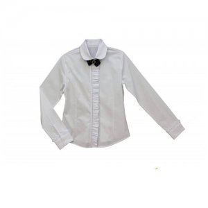 Блузка школьная для девочки (Размер: 140), арт. 13464, цвет BADI JUNIOR. Цвет: белый