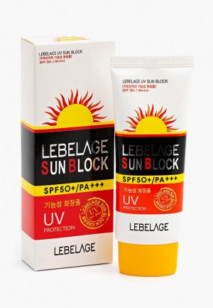 Крем солнцезащитный Lebelage для лица SPF50+/PA+++, 70 мл. Цвет: белый