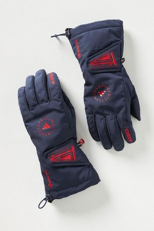 Перчатки Adidas by Stella McCartney с ремешками утяжки, синий