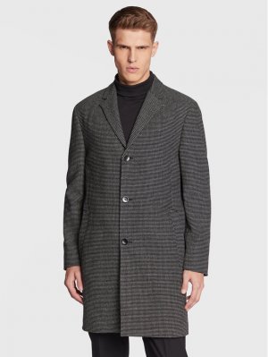 Шерстяное пальто обычного кроя , черный Calvin Klein
