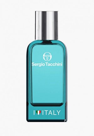 Туалетная вода Sergio Tacchini I Love Italy for him, 30 мл. Цвет: голубой