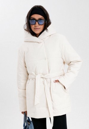 Куртка утепленная Vera Nicco. Цвет: белый