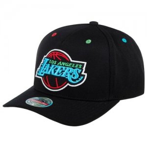 Бейсболка 5HSSS21HW008-LALBLCK Los Angeles Lakers NBA, размер ONE MITCHELL NESS. Цвет: черный