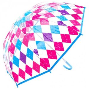 Детский зонт Классика, 46 см (53518) Mary Poppins. Цвет: бесцветный/голубой/розовый