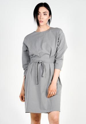 Платье BURLO. Цвет: серый