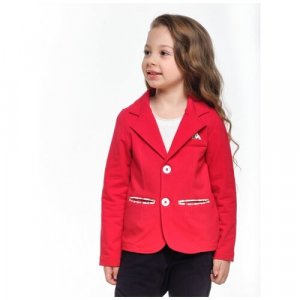 Пиджак , размер 98, красный Mini Maxi. Цвет: красный