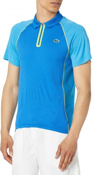 Теннисная рубашка-поло стандартного кроя с короткими рукавами Performance , цвет Kingdom/Fiji/Lima Lacoste
