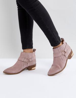 Замшевые ботинки в стиле вестерн Atlas-Розовый Office