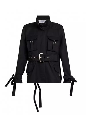 Длинная куртка карго с поясом , черный Off-White