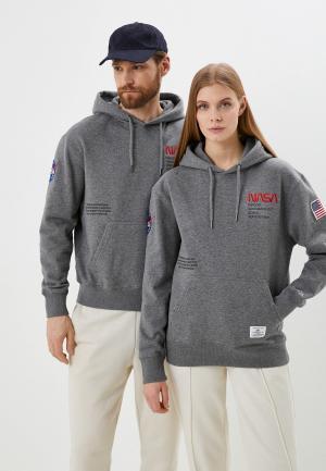 Худи Alpha Industries. Цвет: серый