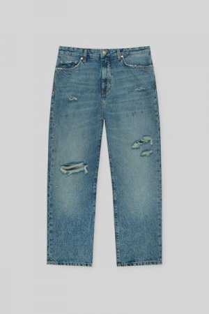 Рваные свободные джинсы Pull&Bear
