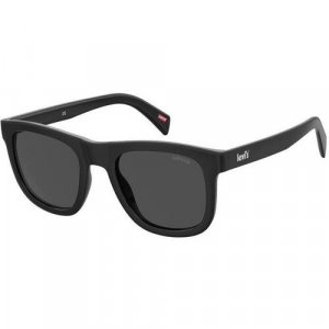 Солнцезащитные очки Levis LV 1023/S 807 IR IR, черный Levi's. Цвет: черный