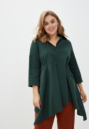 Блуза Sparada Палермо. Цвет: зеленый