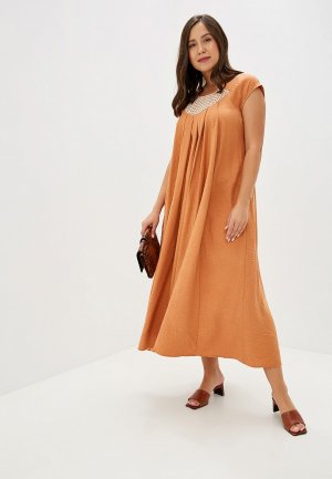 Платье Maria Velada. Цвет: оранжевый