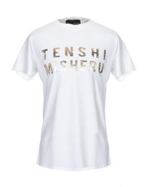 Футболка TENSHI MISHERU. Цвет: белый
