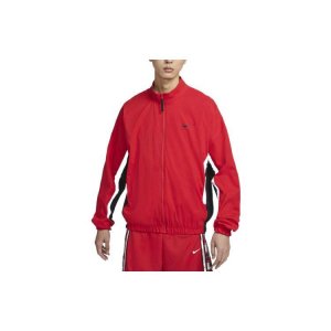 DNA Letter Logo Print Stand Collar Jacket Men Jackets Red DV9443-657 Nike