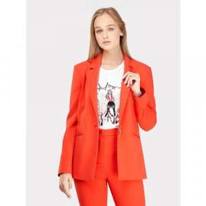 Пиджак , размер 44, красный PATRIZIA PEPE. Цвет: красный