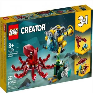 Creator 3in1 31130 Миссия по поиску затонувших сокровищ LEGO