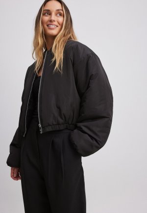 Куртка-бомбер Crop , черный NA-KD