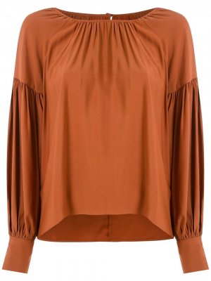 LE SOLEIL DETE блузка Salome с длинными рукавами D'ETE. Цвет: оранжевый