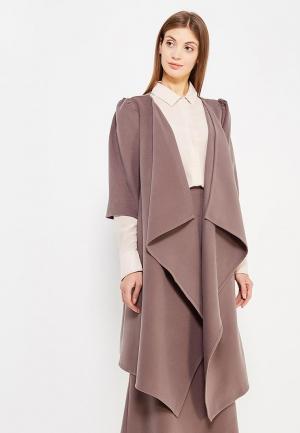 Пальто Sahera Rahmani MP002XW1AQXD. Цвет: коричневый