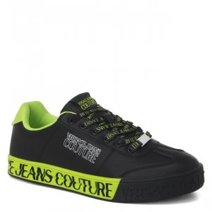Кроссовки и кеды Versace Jeans Couture. Цвет: черный