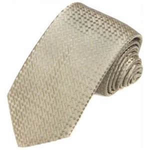 Модный галстук цвета айвори 815989 Christian Lacroix. Цвет: бежевый