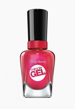 Гель-лак для ногтей Sally Hansen Miracle Gel, 466 Red-y, Set, Run!, 14 мл. Цвет: розовый