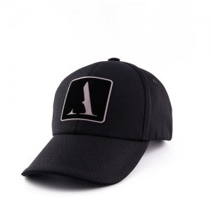 Женская бейсболка кепка А. Черная. GRAFSI. Цвет: черный/серый