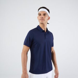 Рубашка-поло для настольного тенниса и сквоша Decathlon 700 Tennis Badminton Padel Artengo, темно-синий ARTENGO