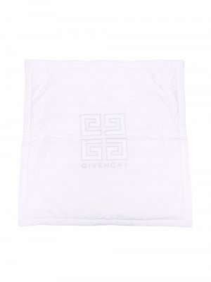 Одеяло с логотипом Givenchy Kids. Цвет: белый