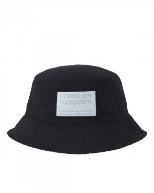 Шляпа COMME des FUCKDOWN. Цвет: черный+белый
