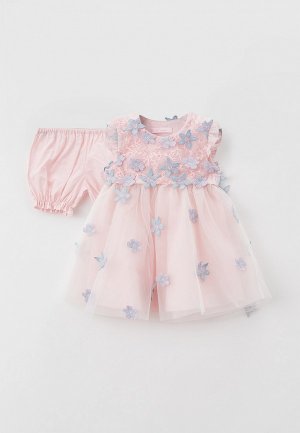 Платье и шорты Choupette. Цвет: розовый